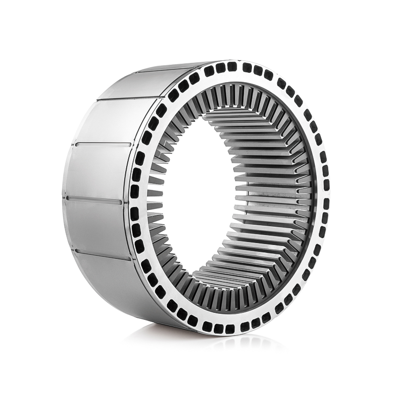 Vontatómotor állórész és forgórész mag